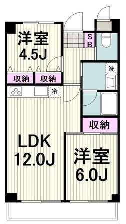 ハピネス飯田7号館の物件間取画像
